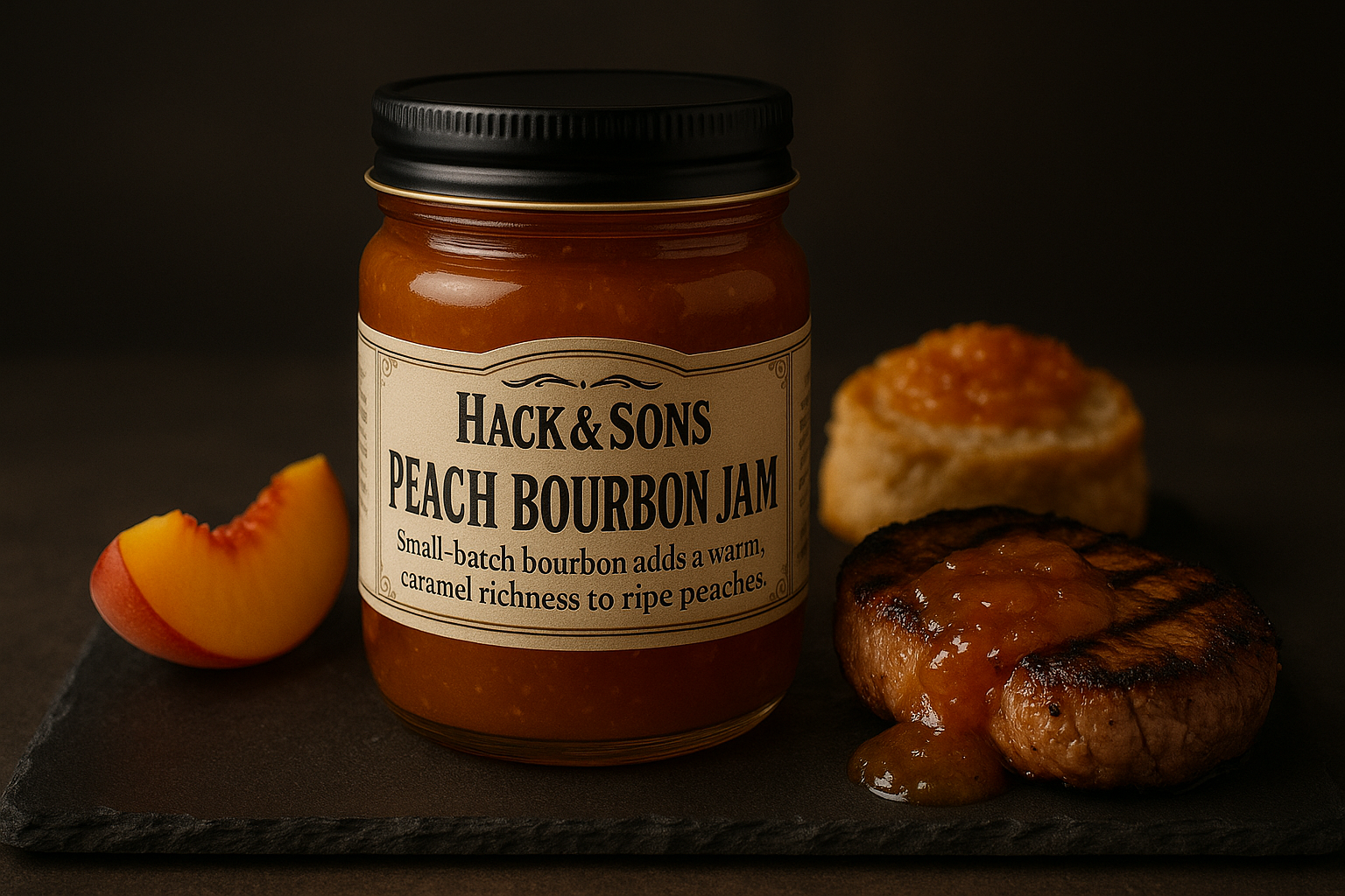 Peach Bourbon Jam